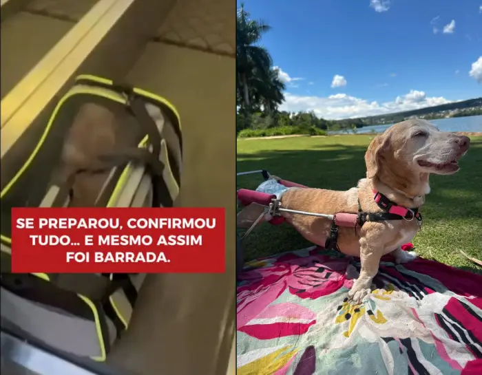 Chiquinha cadeirante impedida de embarcar
